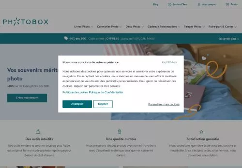 Photobox janvier 2026