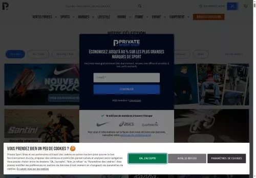 Private Sport Shop février 2026