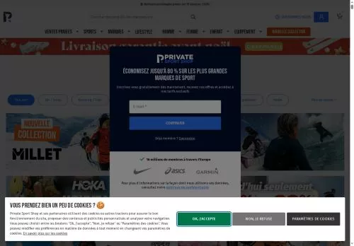 Private Sport Shop décembre 2025
