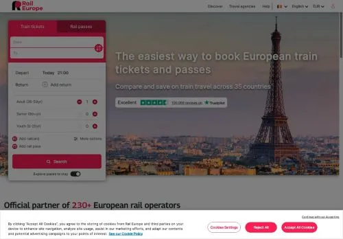 Rail Europe mars 2026