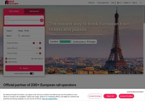 Rail Europe juin 2026
