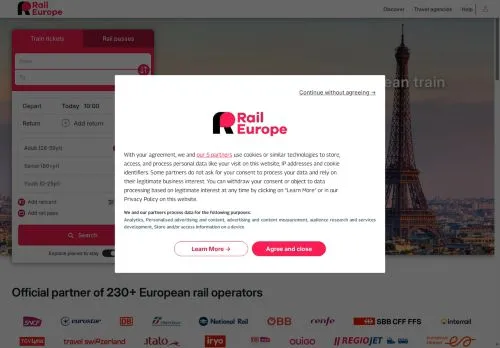 Rail Europe octobre 2026