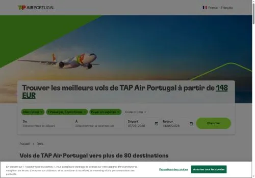 TAP Air Portugal mai 2026