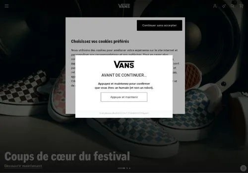 Vans mai 2026