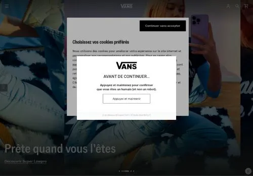 Vans juillet 2026