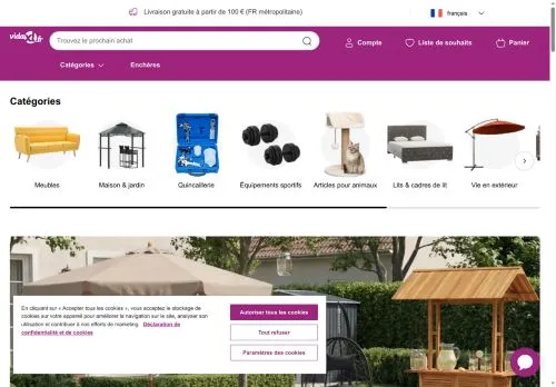 VidaXL juin 2026