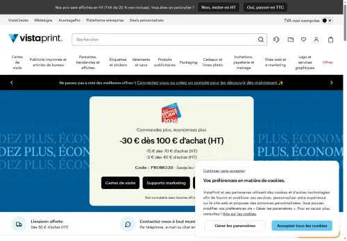 Vistaprint mars 2026