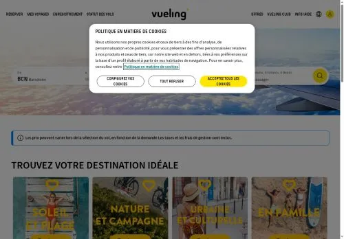 Vueling avril 2026