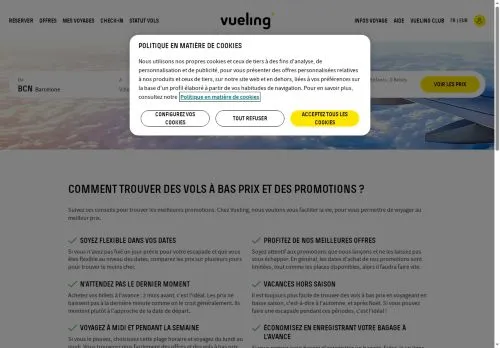 Vueling septembre 2026