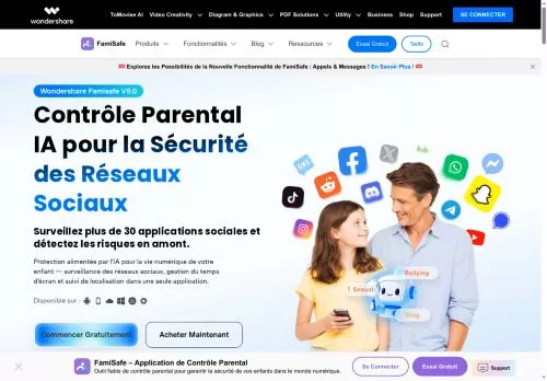 Wondershare FamiSafe janvier 2026