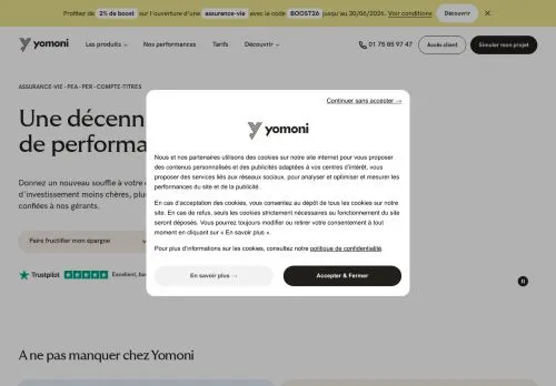 Yomoni juin 2026