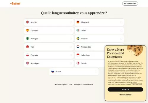 Babbel décembre 2025