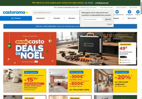 Castorama décembre 2025