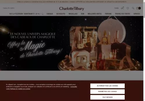 Charlotte Tilbury décembre 2025
