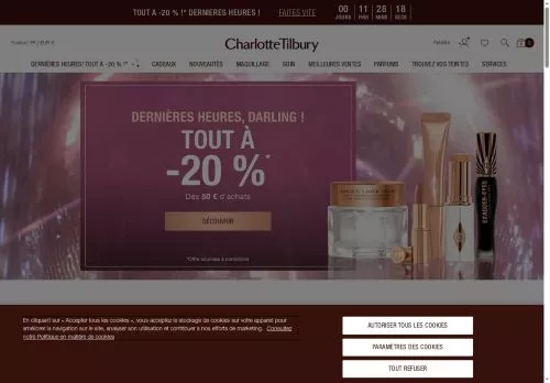 Charlotte Tilbury décembre 2025