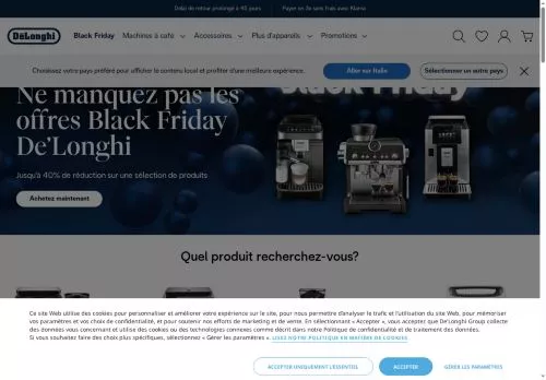 Delonghi décembre 2025