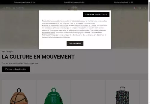 Eastpak décembre 2025