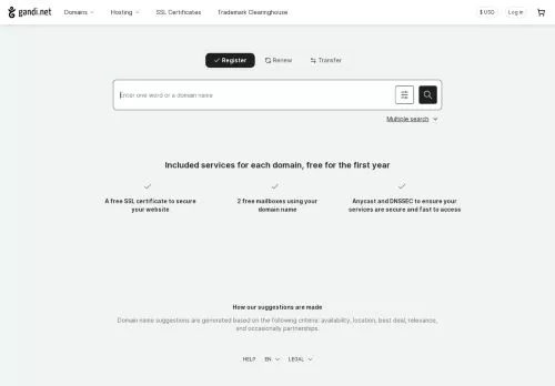 Gandi décembre 2025