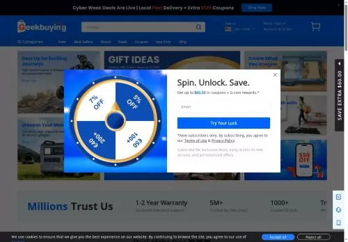 GeekBuying décembre 2025
