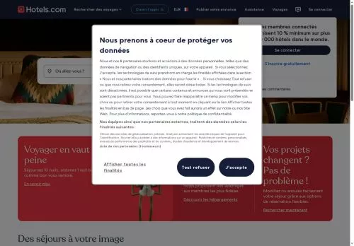 Hotels.com décembre 2025