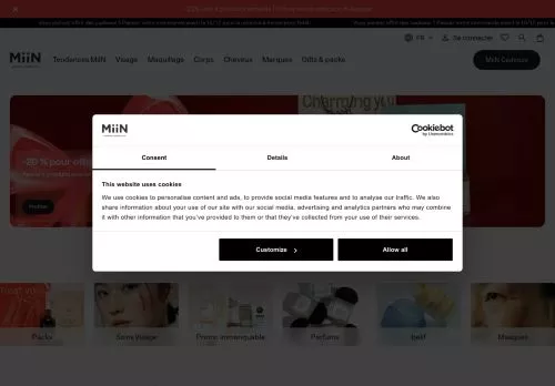 Miin Cosmetics décembre 2025