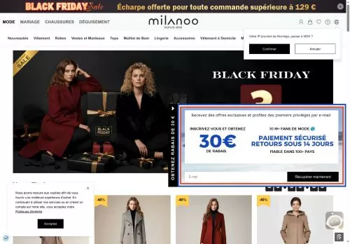 Milanoo novembre 2025