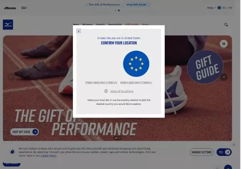 Mizuno décembre 2025