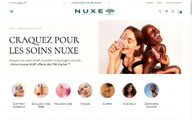 Nuxe octobre 2026