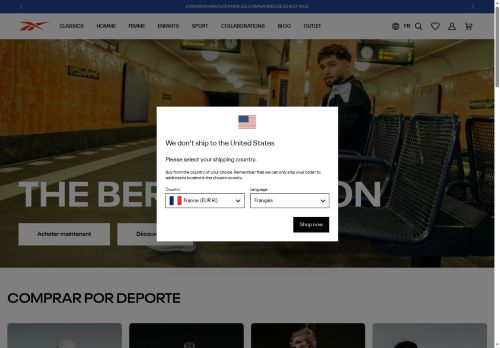 code promo reebok decembre 2018