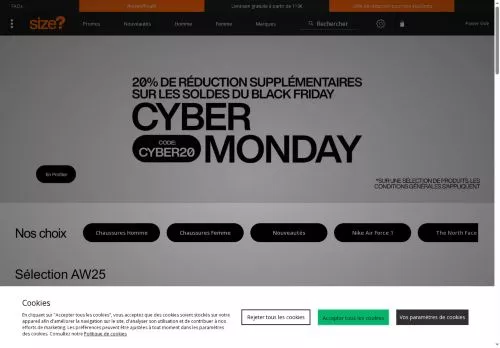 Size? décembre 2025