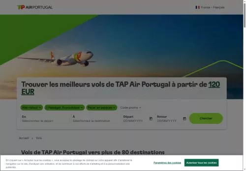 TAP Air Portugal décembre 2025