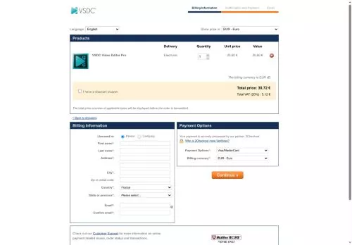 VSDC Video Editor décembre 2025