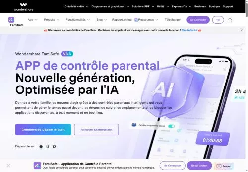 Wondershare FamiSafe décembre 2025