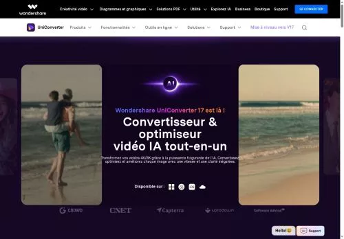 Wondershare UniConverter décembre 2025