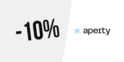 Exclusif ! 10% de réduction sur Aperty