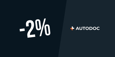 Exclusif ! 2% de réduction sur tout le site Autodoc