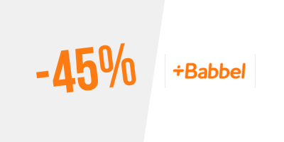 -45% sur l’abonnement 12 mois chez Babbel