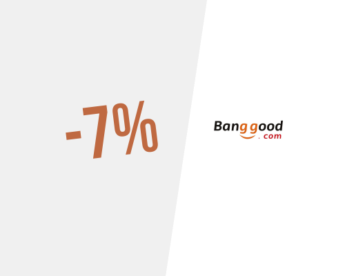 7% de réduction sur tous les produits chez Banggood