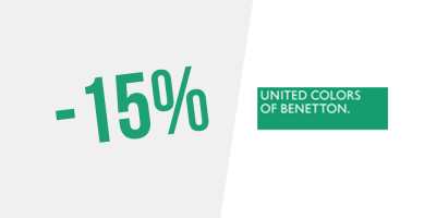 15% de réduction chez Benetton — Inscris-toi à la newsletter