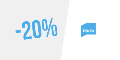 20% de réduction sur votre premier achat chez Blurb — Inscris-toi à la newsletter