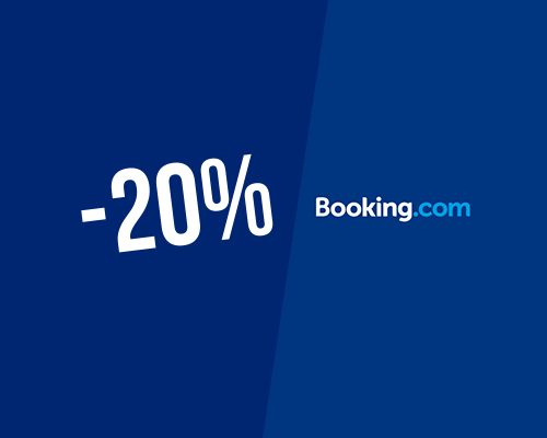 20% de réduction chez Booking.com