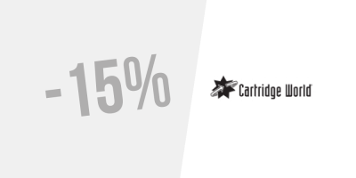 15% de réduction chez Cartridge World