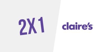 2 articles pour le prix d’1 chez Claire’s