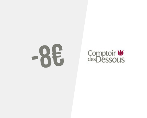 8€ de réduction chez Comptoir Des Dessous