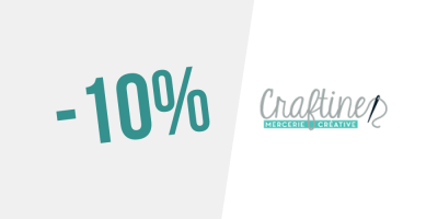 10% de réduction chez Craftine (inscris-toi à la newsletter)