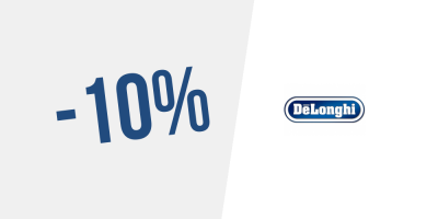 10% de réduction chez Delonghi — Inscris-toi à la newsletter