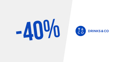 Promos ! Jusqu’à 40% de réduction chez Drinks&Co