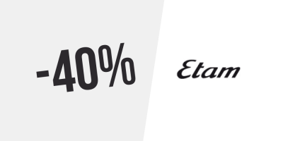 Le deuxième tshirt à -40% chez Etam