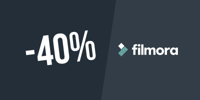 Black Friday ! 40% de réduction + 5% supplémentaire sur Filmora X