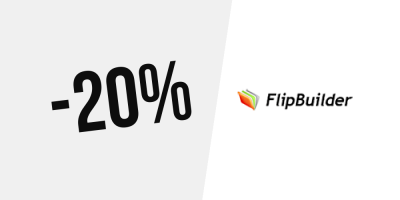 Vente flash ! 20% de réduction sur Flip PDF Pro pour Mac chez FlipBuilder
